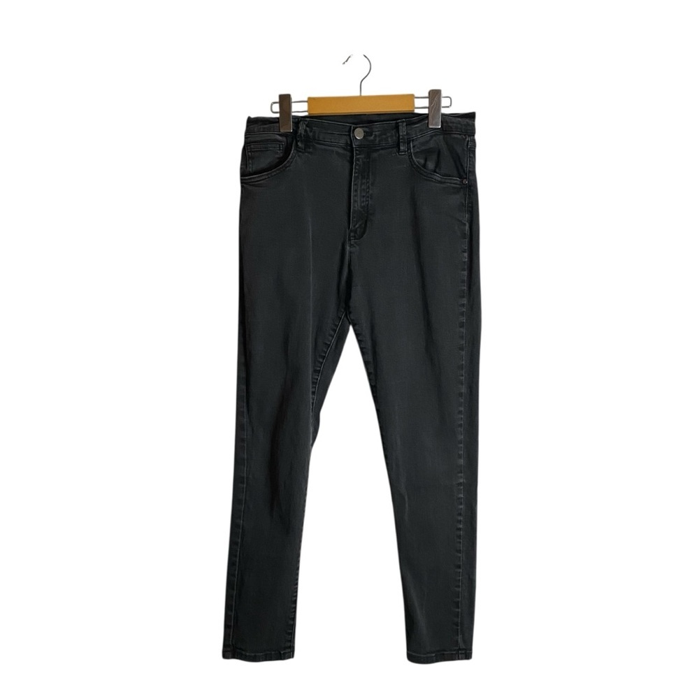 Lole Women's Faded Black High Waisted Skinny Denim Jeans